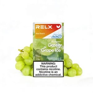 RELX 悅刻六代系列煙彈｜極涼青堤  (3顆入) – 青提果香  極致涼感｜台灣現貨速發